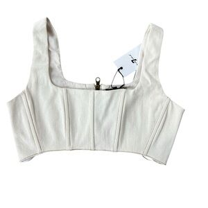 7 For All Mankind New WithTags Corset Crop Top Size Small